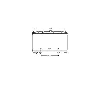 Воден радиатор P.R.C за NISSAN PRIMERA (P12) хечбек от 2002 до 2007