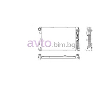 Воден радиатор размер 642/440/36 за MERCEDES C (C204) купе от 2011 до 2014