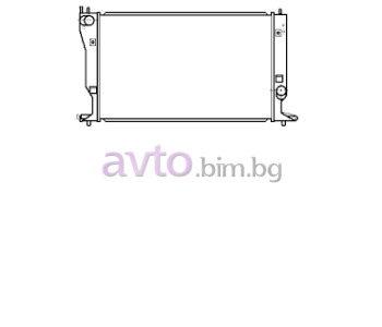 Воден радиатор размер 625/413/32 за TOYOTA AVENSIS (_T25_) Liftback от 2003 до 2008