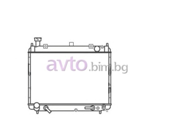 Воден радиатор размер 630/525/22 за TOYOTA HIACE IV (LXH1_, RCH1_, KLH1_) платформа от 1995