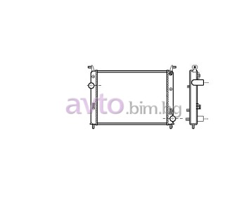 Воден радиатор размер 520/395/34 за FIAT PALIO I (178BX) от 1996 до 2006