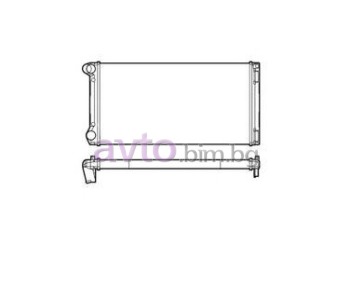Воден радиатор размер 580/308/34 за FIAT IDEA от 2003