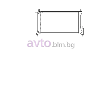 Воден радиатор размер 660/285/26 за OPEL AGILA (A) (H00) от 2000 до 2007