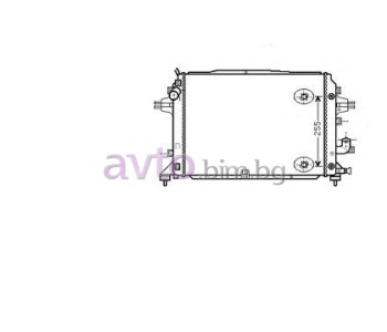 Воден радиатор размер 600/400/26 за OPEL ZAFIRA B (A05) от 2005 до 2015