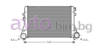 Интеркулер размер 615/405/30