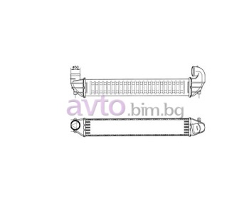 Интеркулер размер 570/95/90 за VOLKSWAGEN SHARAN (7M8, 7M9, 7M6) от 1995 до 2010