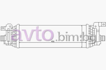 Интеркулер размер 450/145/50