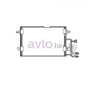 Климатичен радиатор размер 565/420/24 за AUDI A4 Avant (8D5, B5) от 1994 до 2002