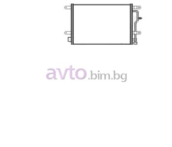 Климатичен радиатор размер 605/400/16 за AUDI A4 Avant (8ED, B7) от 2004 до 2008