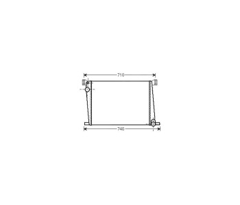 Воден радиатор TOP QUALITY за MINI COUPE (R58) от 2010 до 2015