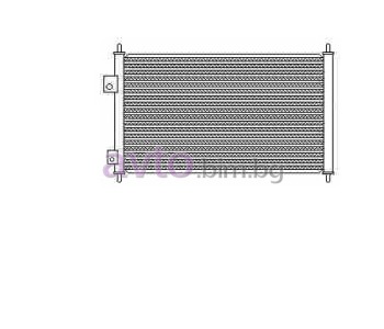 Климатичен радиатор размер 655/340/16 за HONDA CIVIC VII (EM2) купе от 2001 до 2003