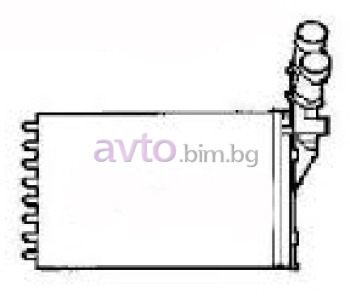 Радиатор за парно размер 300/170/40 за PEUGEOT 806 (221) от 1994 до 2002