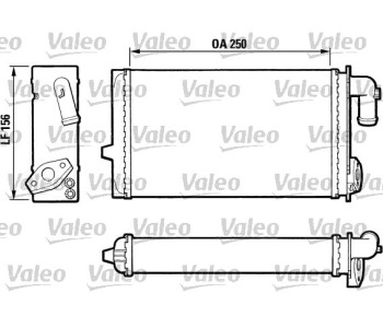 Топлообменник VALEO за PEUGEOT 505 (551A) от 1979 до 1996