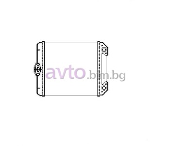 Радиатор за парно размер 215/210/40 за MERCEDES (W124) седан от 1984 до 1992