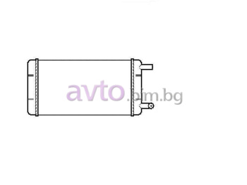 Радиатор за парно размер 266/152/40 за MERCEDES 406-608 BUS