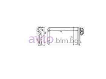 Радиатор за парно размер 250/158/42 за PEUGEOT 406 (8C) купе от 1997 до 2004