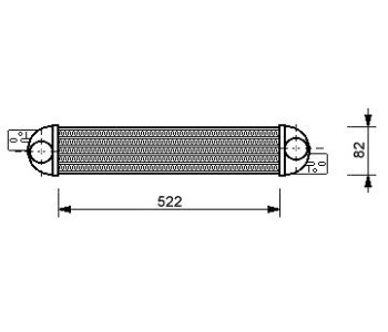 Интеркулер за OPEL MERIVA A (X03) от 2003 до 2010