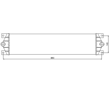 Интеркулер P.R.C за NISSAN INTERSTAR (X70) платформа от 2003