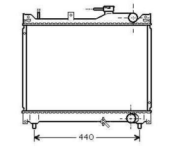 Воден радиатор P.R.C за SUZUKI GRAND VITARA I (FT, HT) от 1998 до 2006
