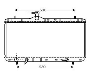 Воден радиатор TOP QUALITY за SUZUKI LIANA (ER, RH_) от 2001