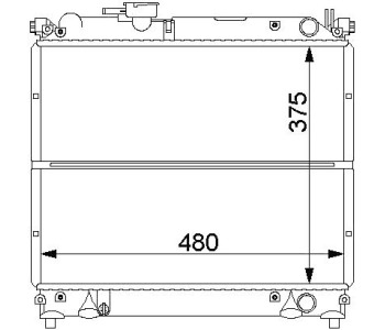 Воден радиатор P.R.C за SUZUKI VITARA (ET, TA) от 1989 до 1999