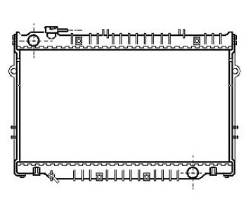 Воден радиатор P.R.C за TOYOTA LAND CRUISER (J80) от 1990 до 1998