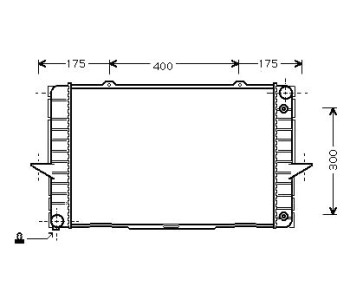 Воден радиатор P.R.C за VOLVO C70 I купе от 1997 до 2002
