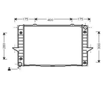 Воден радиатор P.R.C за VOLVO C70 I купе от 1997 до 2002