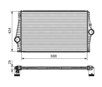 Интеркулер VALEO за VOLVO XC90 I от 2002 до 2014
