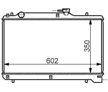 Воден радиатор TOP QUALITY за SUZUKI BALENO (EG) комби от 1996 до 2002