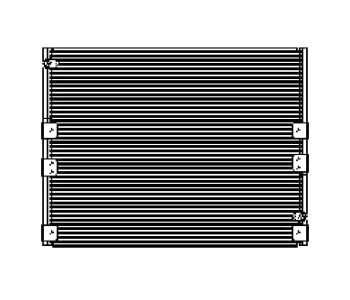 Кондензатор климатизации P.R.C за TOYOTA LAND CRUISER (J90) от 1995 до 2002