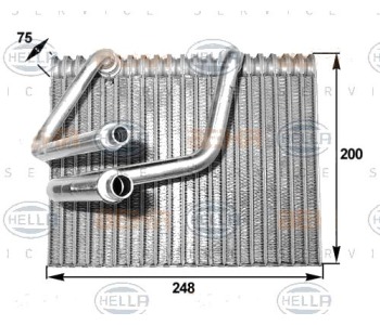 Изпарител климатизации HELLA