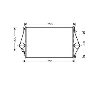 Интеркулер P.R.C за VOLVO V70 II (SW) комби от 1999 до 2008
