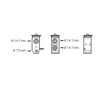 Разширителен клапан климатизации P.R.C