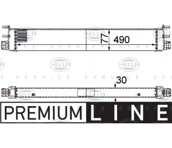Маслен радиатор, двигателно масло HELLA 8MO 376 747-111