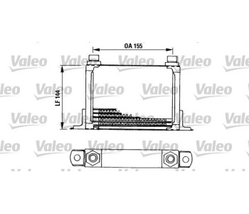 Маслен радиатор, двигателно масло VALEO 816666