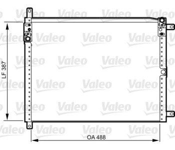 Кондензатор, климатизация VALEO 814293 за LANCIA KAPPA (838A) седан от 1994 до 2000