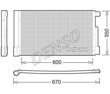 Кондензатор, климатизация DENSO DCN01004 за OPEL CORSA D (S07) от 2006 до 2014