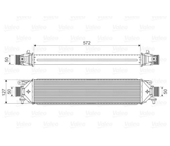 Интеркулер (охладител за въздуха на турбината) VALEO 818824 за ALFA ROMEO GIULIETTA (940) от 2010