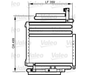 Кондензатор, климатизация VALEO 814288 за AUDI 80 кабриолет (8G7, B4) от 1991 до 2000