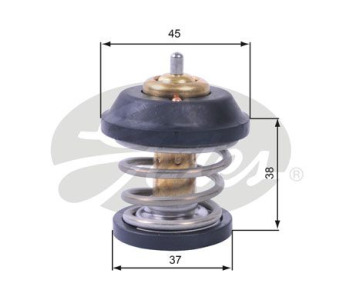 Термостат, охладителна течност GATES TH58392G1 за VOLKSWAGEN CADDY III (SAB, SAJ) пътнически от 2015