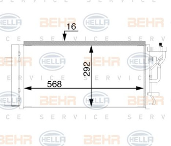 Прекъсвач на налягане, климатизация HELLA 6ZL 351 028-401