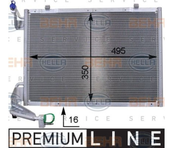 Топлообменник, отопление на вътрешното пространство HELLA 8FH 351 001-621 за VOLKSWAGEN BORA (1J6) комби от 1999 до 2005