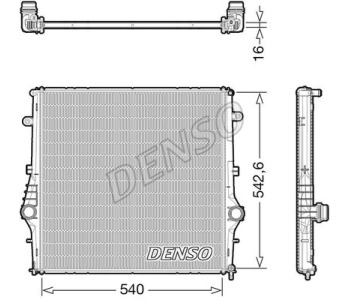 Радиатор, охлаждане на двигателя DENSO DRM02025 за VOLKSWAGEN GOLF IV (1J5) комби от 1999 до 2006