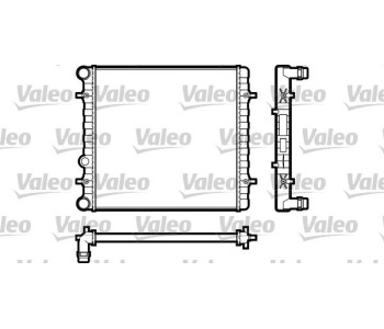 Радиатор, охлаждане на двигателя VALEO 731606 за AUDI A3 (8L1) от 1996 до 2003