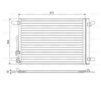 Кондензатор, климатизация VALEO 814301 за AUDI A3 (8V1, 8VK) от 2012