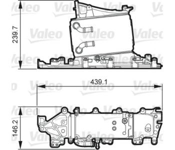 Интеркулер (охладител за въздуха на турбината) VALEO 818265 за AUDI A3 (8V1, 8VK) от 2012