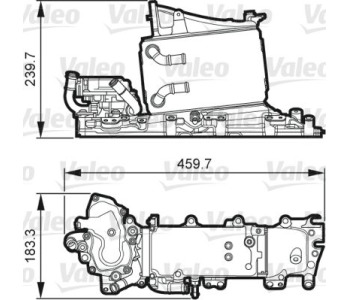 Интеркулер (охладител за въздуха на турбината) VALEO 818268 за AUDI A3 кабриолет (8V7, 8VE) от 2013