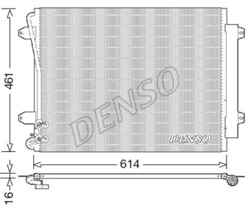 Кондензатор, климатизация DENSO DCN32016 за AUDI A4 Avant (8D5, B5) от 1994 до 2002