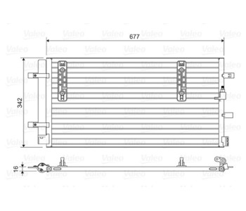 Кондензатор, климатизация VALEO 814419 за AUDI A5 купе (8T3) от 2007 до 2017
